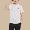 Skechers Fashionable Versatile Printed Round Neck Short Sleeve T-Shirt Unisex Tops Cotton-Candy-White L224U181-0074