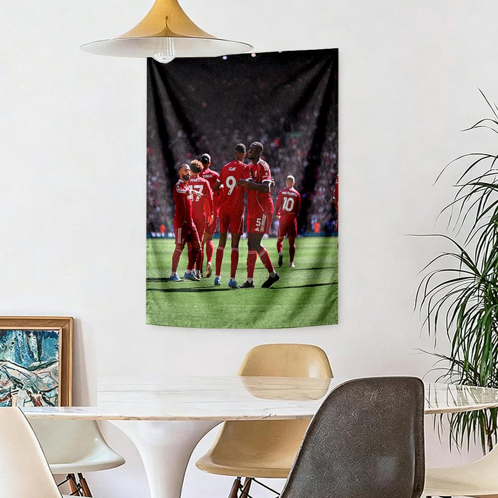Liverpool Football Club Wanddecoratie Wandkleed Kunst Voor Huisdier Herdenking Verjaardag Bruiloft Feest Achtergrond Familiegift