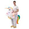 Colorful Inflatable Unicorn Costume for Stage Performance and Halloween