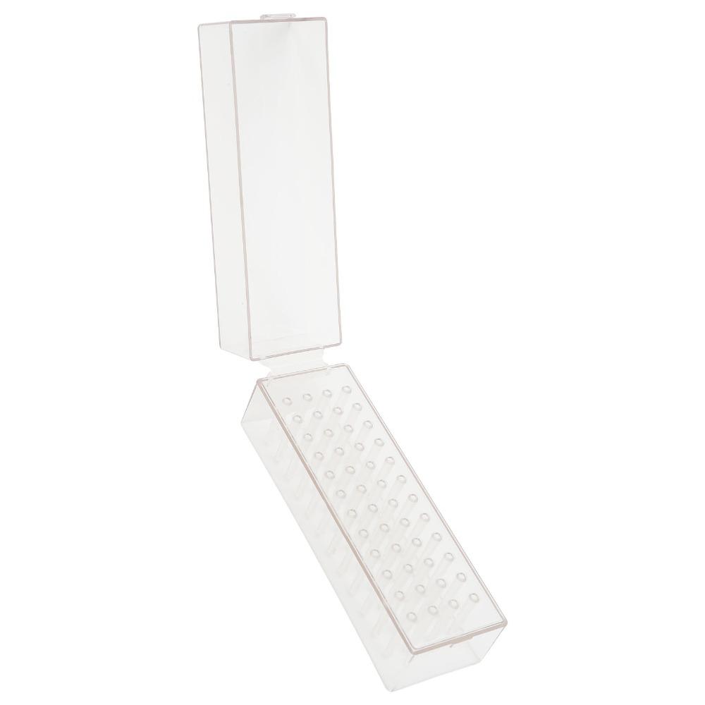 Clear Acrylic Nail Bit Organizer Transparent Drill Bit Storage Box  Drill Bit Classification