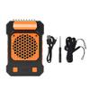 10000mAh Portable Waist Fan Personal Wearable Fan Rechargeable Neck Fan Power Bank Function for Outdoor Jobsite Camping