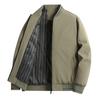 Men's Spring & Autumn Loose Solid Color Jackets - Middle-Aged Dad Business Casual Fashion