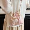 Adjustable Chain Chinese Style Messenger Bag Non-slip Bottom Floral Shoulder Bags Party