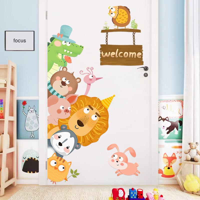 

Добро пожаловать в милые самоклеящиеся наклейки чай с молоком кофе магазин одежды наклейки на стекло креативные наклейки на дверь 60*90