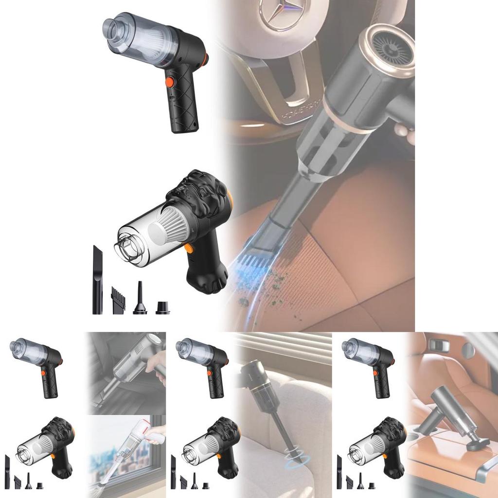 Handheld Car Vacuum Cleaner With Powerful Suction For Interior Cleaning