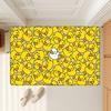 Yellow Duck Cartoon Pattern Floor Carpet Nordic Style Home Doormat Bathroom-Toilet Mats Bedroom Bedside Mats