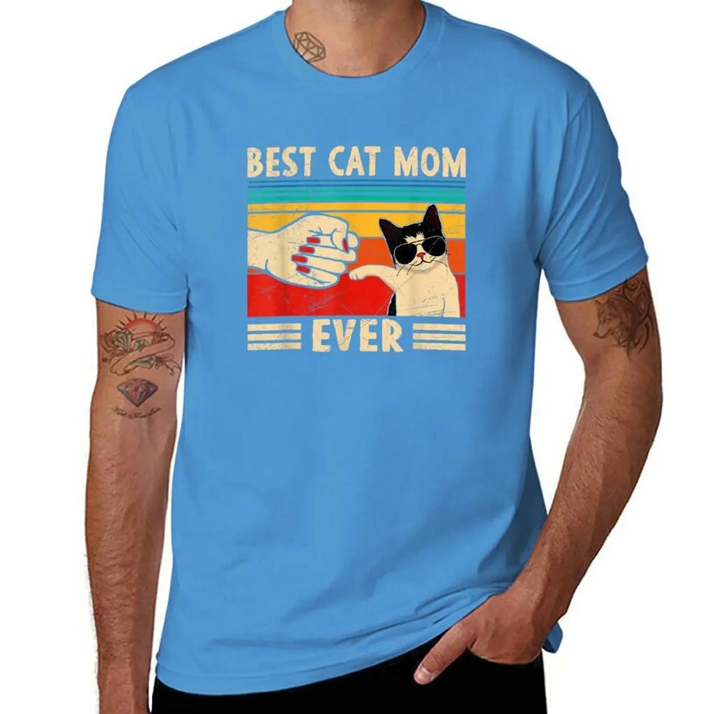 Best Cat Mom Ever T-Shirt plus size tops tops Men's t-shirt