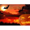 Wooden Board Photography Background Halloween Pumpkin Lamp Vinyl Photocall Backdrop for Children Baby Photobooth Photo Studio