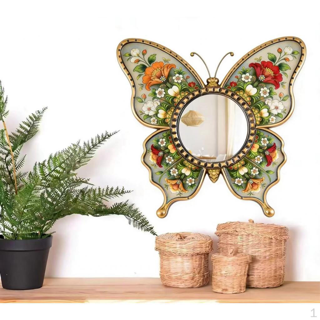 Mirror (30 Cm), Retro Hanging for Kitchen And Bedroom