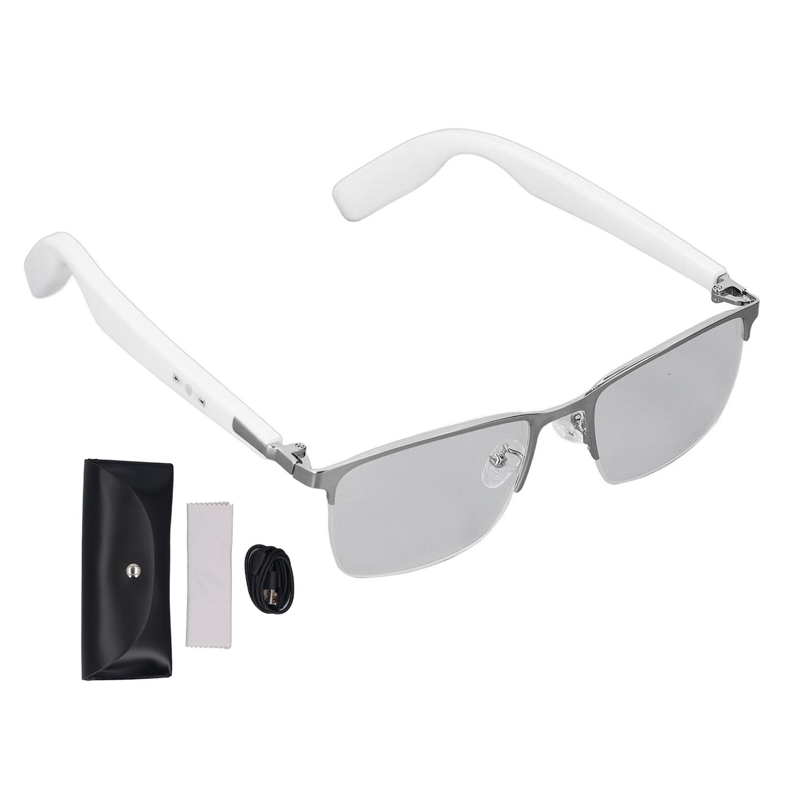 

Bluetooth Sound Glasses Builit in Speaker and Microphone Blue Light Blocking Touch Voice Control