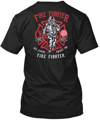 Feuerwehrmann T-Shirt Hergestellt in den USA Größe S bis 5XL