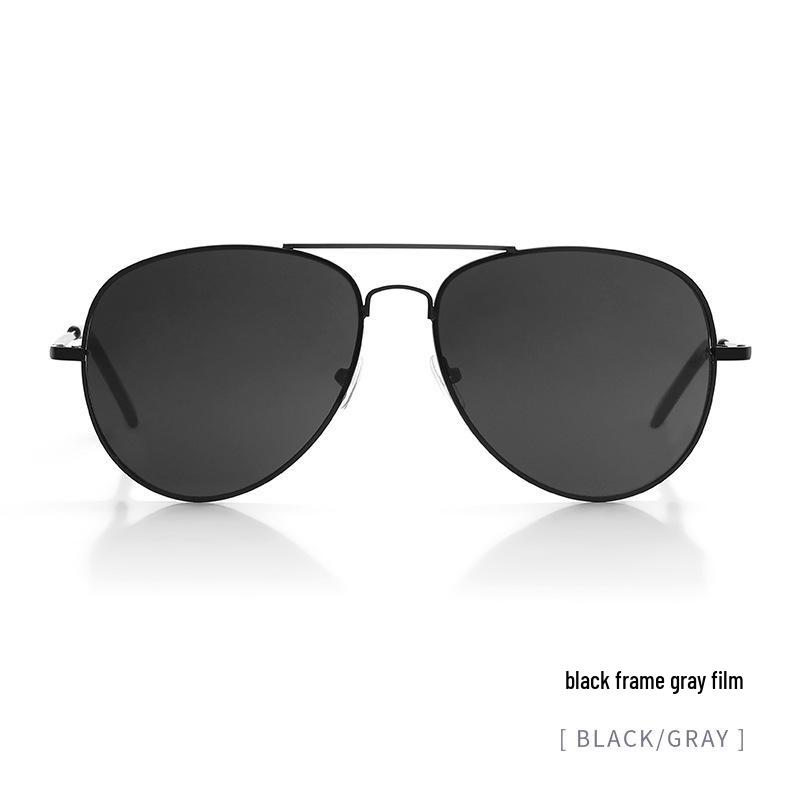 In-Stock Unisex Pilot 3026 Metal Aviator Sunglasses with Aluminum Frame and Spring Legs