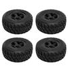 4Pcs RC Short Course Truck Tires Replacement Stable Easy To Handle RC Truck Tires for 1 10 Short Course Truck