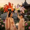 Glowing Lunar New Year Lamp Cartoon LED Phoenix Light Toys Kit Chinese Phoenix Lantern  Festival