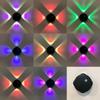 Smart Rgb Gradient Four Head Night Light Magnetic Motion Sensor Rechargeable Wall Lamp For Bedroom Bathroom Closet Garden Home