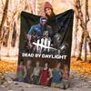 Dead by Daylight Flannel Blanket Soft Warm All-Season Throw, Design for Camping, Car Travel, Hiking Sofa, Bed, Office Perfect Gift for Parties
