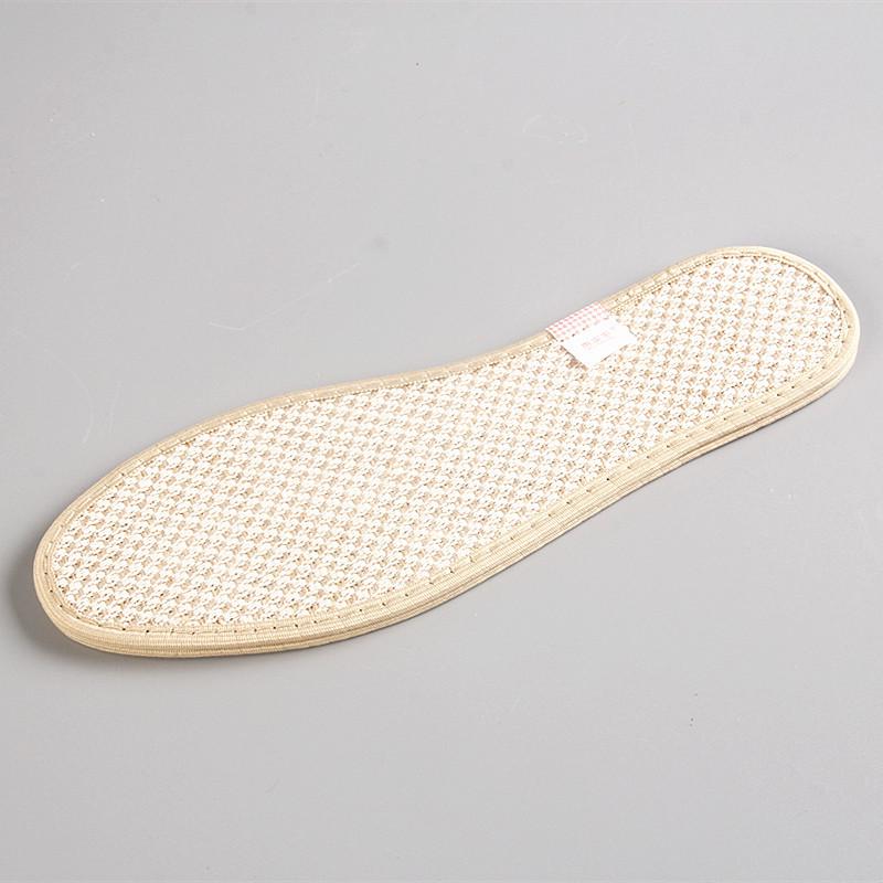Unisex Antibacterial Breathable Deodorant Linen Insoles - Sweat-Absorbent, Odor-Resistant, Comfortable, Soft for Military Training & All Seasons