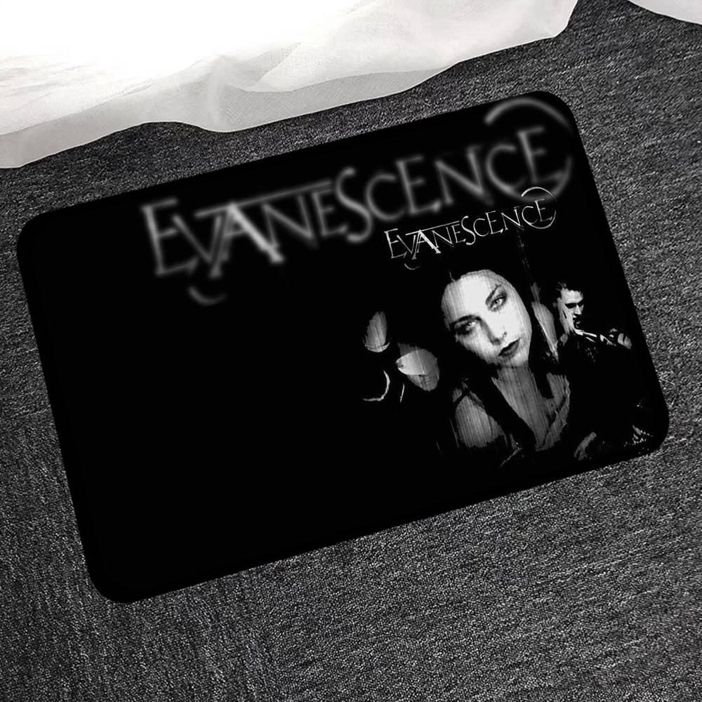 

Rock Band E-Evanescence Floor Mat Rectangle Anti-slip Home Soft Badmat Front Door Indoor Outdoor Mat Hotel Decor Mat 40x60 cm