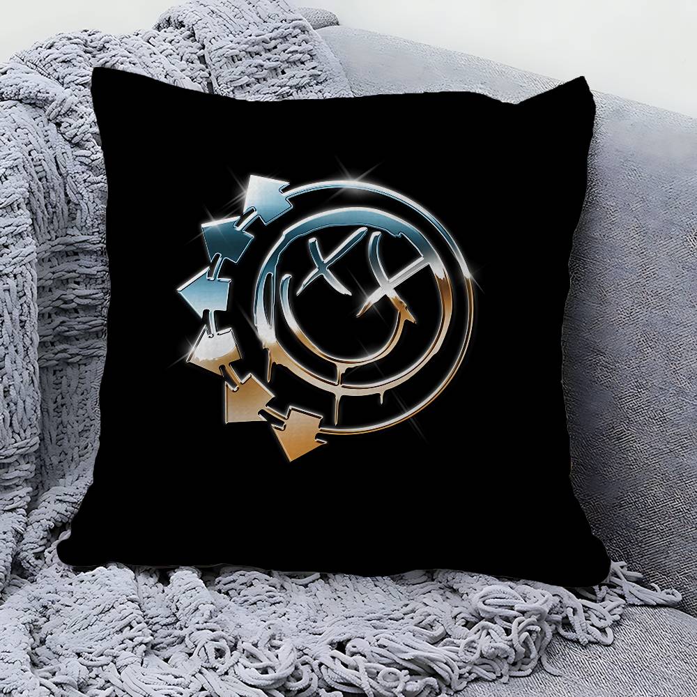 B-Blink 182 Band Pillow Anime Pillow Sofa Bed Head Pillow Cover Cushion Cover 45X45 Cm Fashion