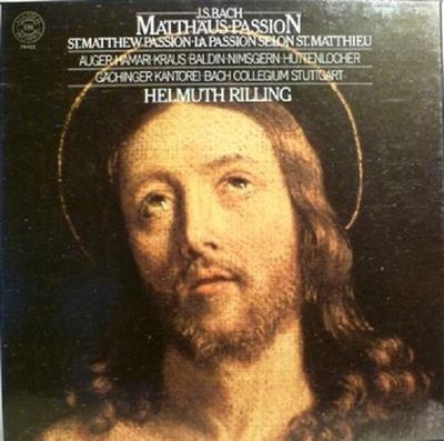 LP Schallplatte JOHANN SEBASTIAN BACH / HELMUTH RIL - Matthäus-Passion 79403 CBS Masterworks 1978 Deutschland Klassik Gebraucht