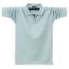 Men's Collared Polo Shirts Casual Long Sleeve Polo Shirts Button Down Pullover Shirts Solid Color Golf Shirts Spring Fall Tops Sweatshirts for Men