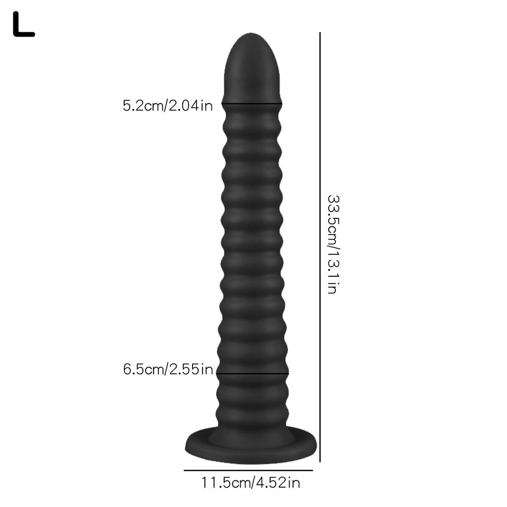 Liquid silicone anal plug oversized high-quality threaded anal plug female sex toy anal plug male homosexual toy