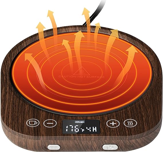 110V/220V Mug Timing Cup Tea Makers Heating Pad Warmer Coaster Electric Hot Plate Coffee Heater 36W