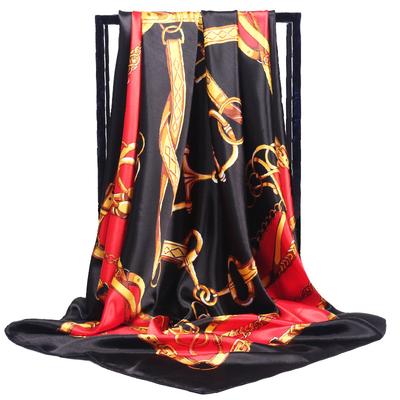 Vogue Foulard Satin Quadrat Seidenschal Schals Hohe Qualität 1PC 90*90cm Schal Schals Elegante Beliebte Frauen
