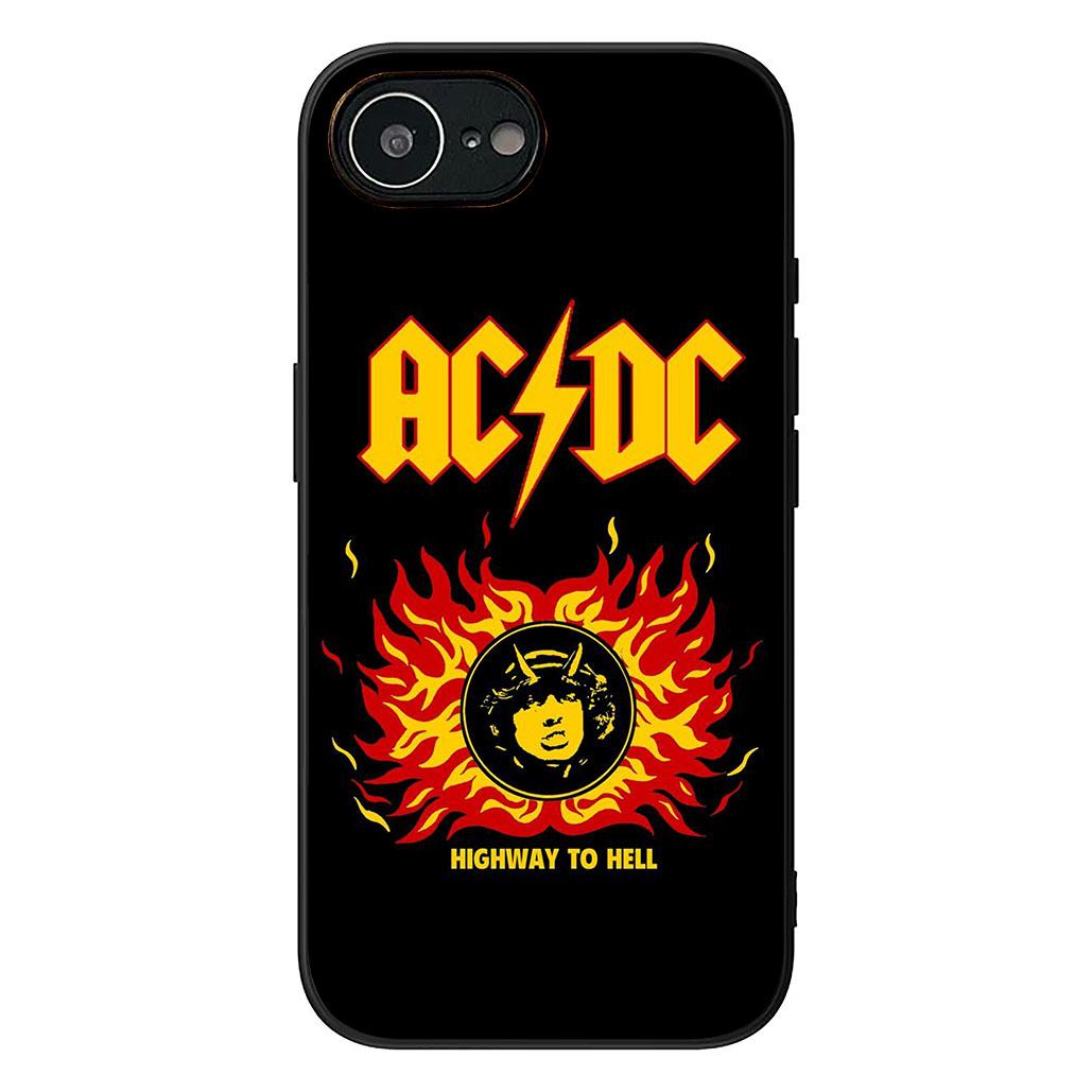 

A-Acdc Poster Coque Cover for Apple iPhone 16 17 Air 14 15 Pro Max Plus 16+ 16E 14+ ProMax Casing Coque Case iPhone17