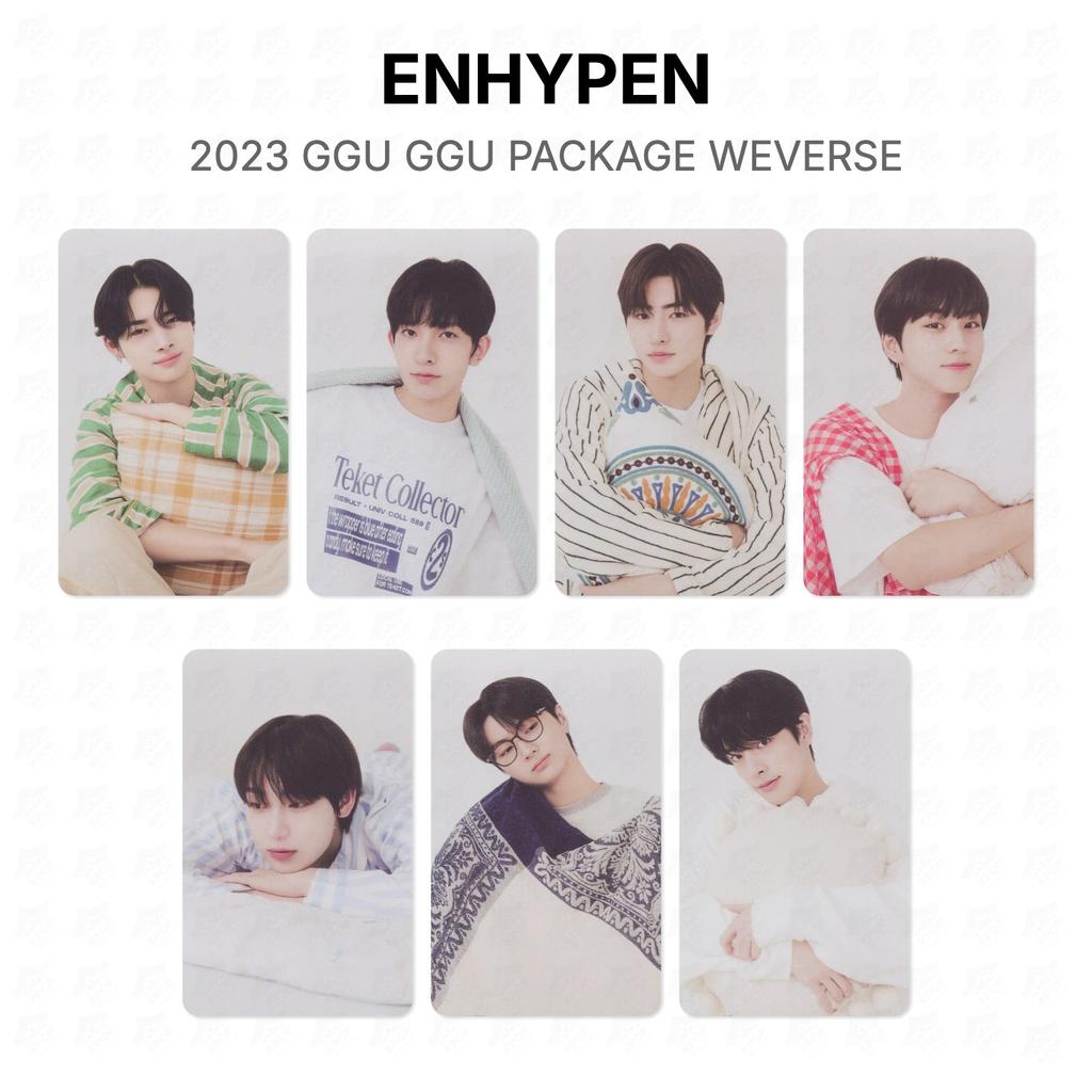 ENHYPEN 2023 GGU GGU PACKAGE WEVERSE Official Photocard