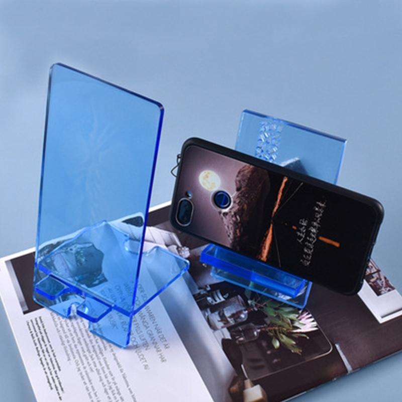 Handmade Mobile Phone Stand Silicone Mould Detachable Tablet Holder Epoxy Mold Shiny Phone Holder Crystal Resin Mold