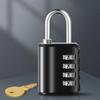 with Key Combination Lock Zinc Zinc Zinc Alloy Luggage Padlock Cabinet Lock  Backpack Zipper Lock