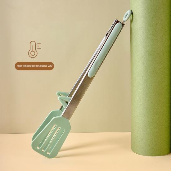 Stainless Steel Food Tongs Non-Slip Ergonomic Kitchen Tongs for BBQ Salad Pasta Heat-Resistant Dishwasher Safe Essential Cooking Utensil