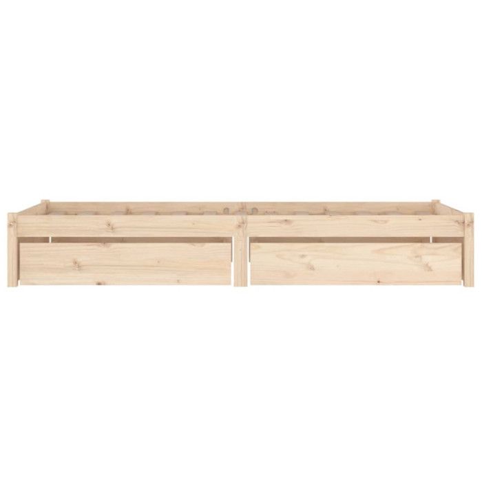 VidaXL Bed Frame with Drawers 90x200 Cm 3103463