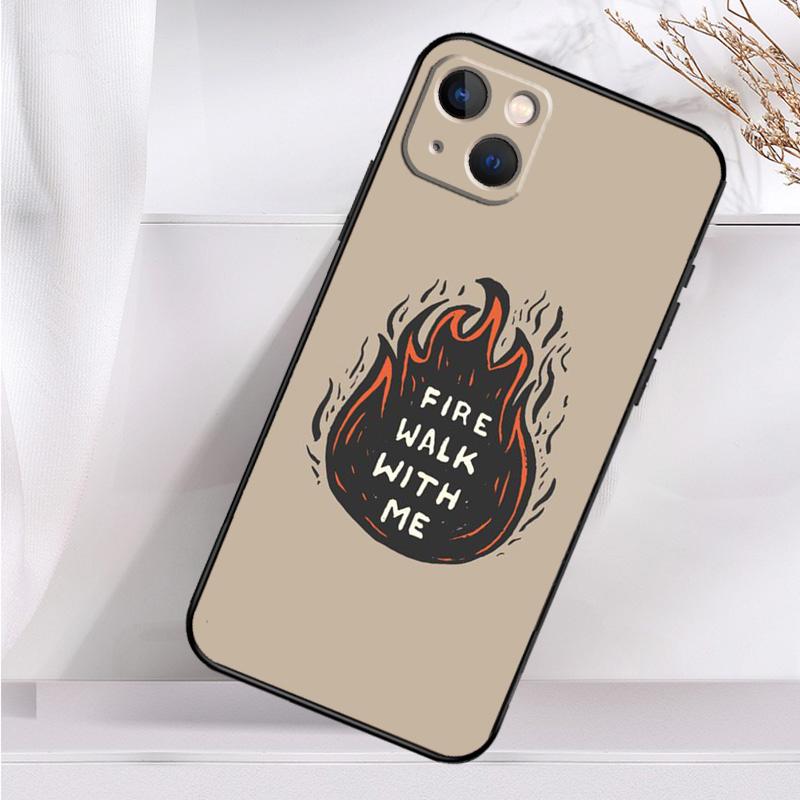 Fire Walk With Me Twin Peaks Shockproof Case For iPhone 17 Pro Max 11 14 15 16 Plus 12 13 Mini 16e 17 Air Phone Cover