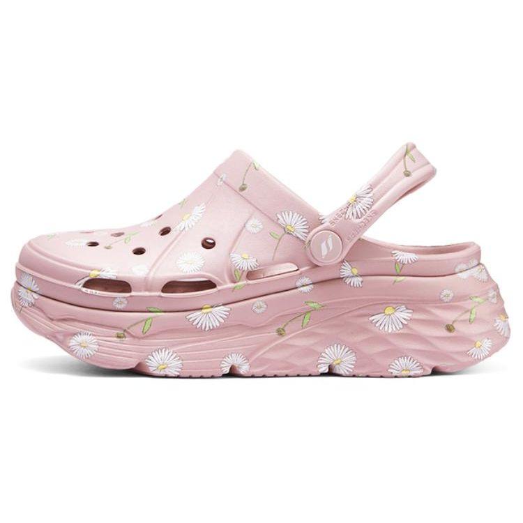 Skechers Foamies Comfortable Thick Sole Closed Toe Clogs Women clogs Pink 111271-MVE 35