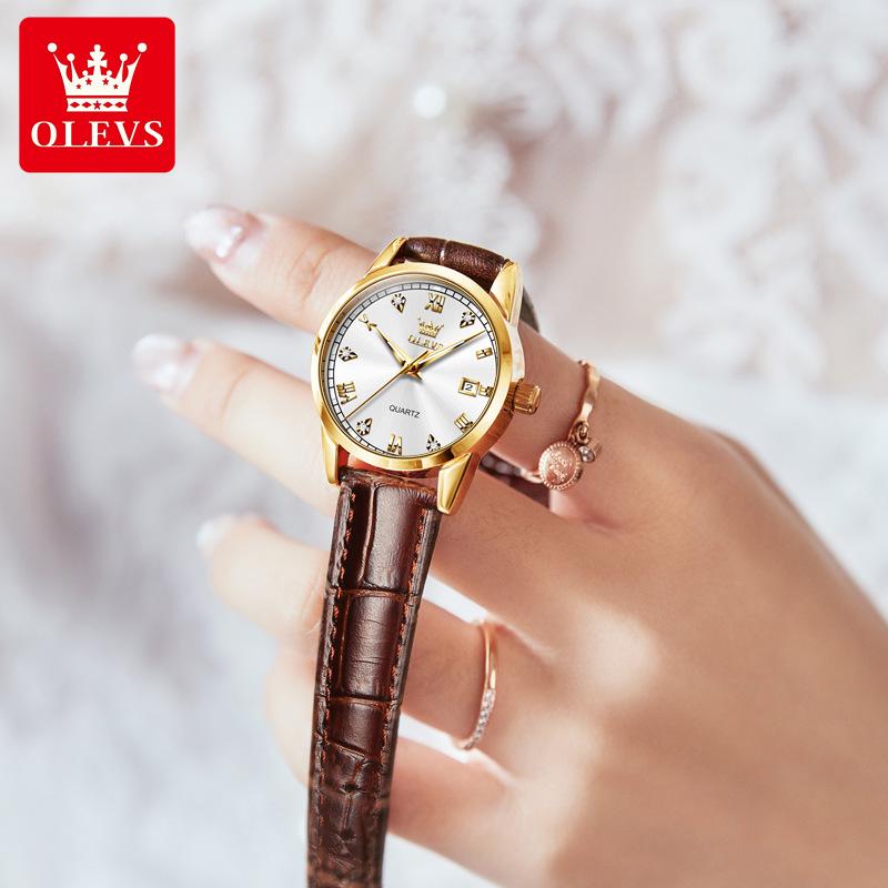 Celebrity Endorsed Women's Dual Calendar Waterproof Quartz Watch