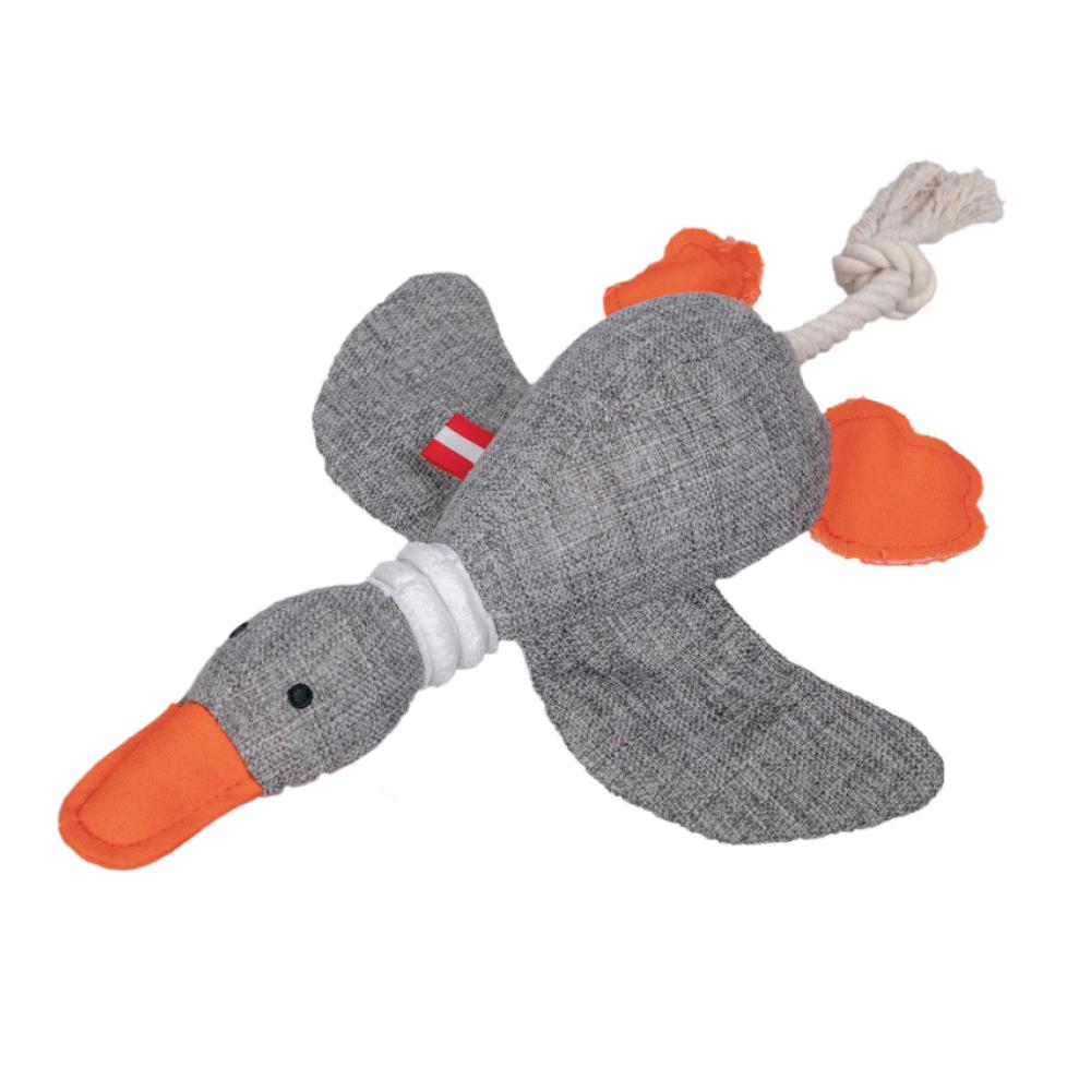 Manufacturer Duck Design Chew Plush Squeaky Pet Product Dog Toy (Gray,30*30 cm)