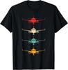 Aviation Airplane Flying Airline Funny Vintage Pilot Gift Unisex T-Shirt