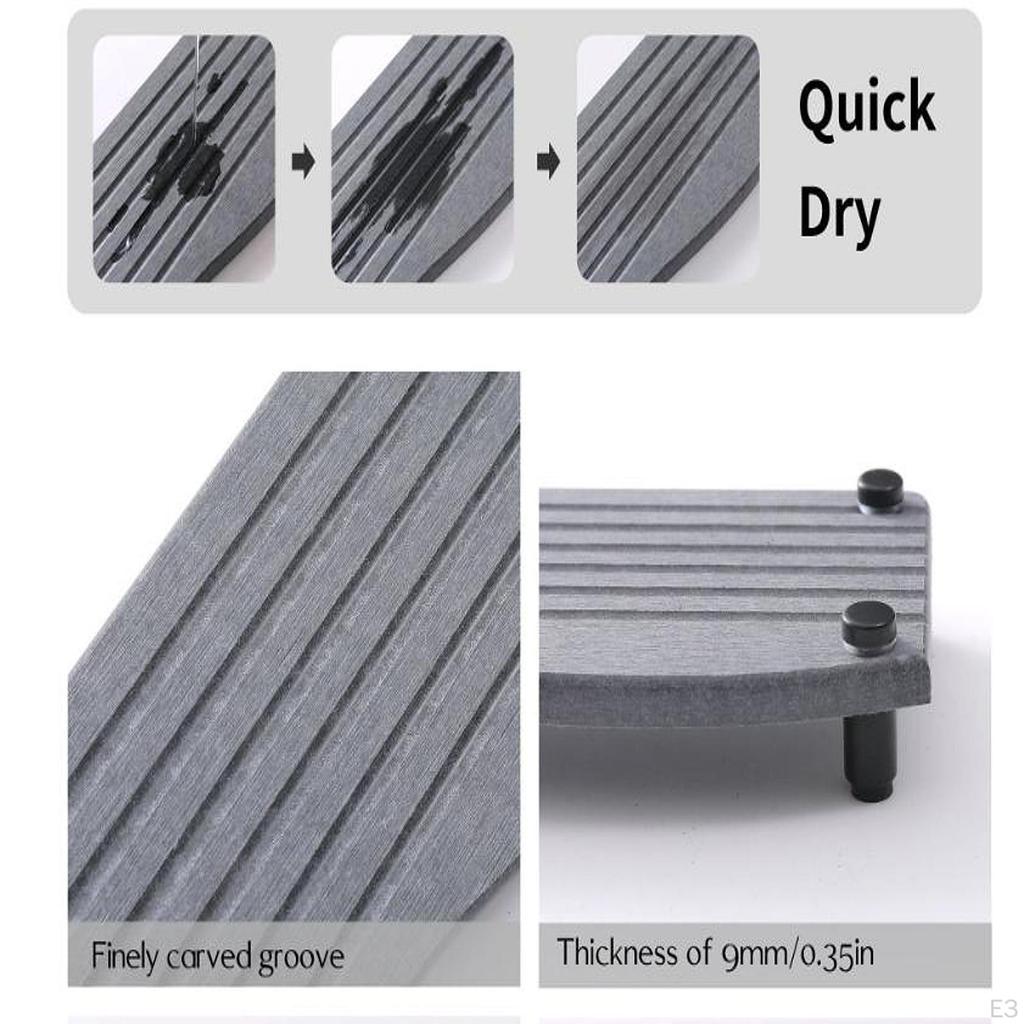 Sink Drying Mat Drainer Hotel Rack Water Absorbent Pad Sponge Holder for Home Plant Dining Room