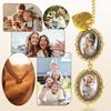 Pack of 4 Graduation Memorial Photo Pendants Tassels Design for Sentimental Keepsakes Easy Photo Change Alloy Jewelry