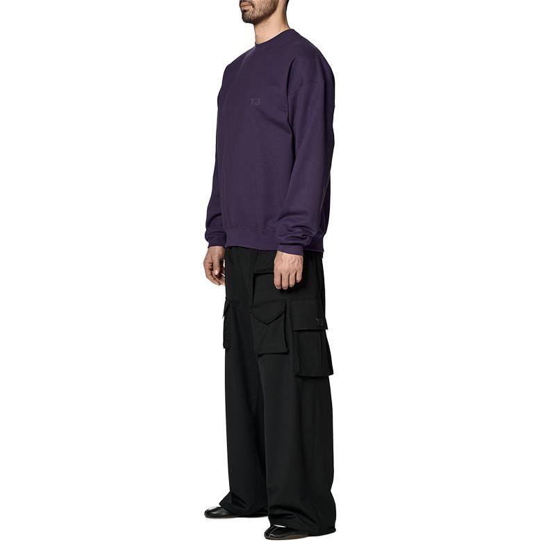 Y-3 Ultimate Minimalist Design Unique Taste Sweatshirt Men sweatshirt Crystal-Purple KB4683