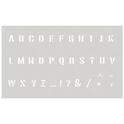 Stencil 12 X 20 Cm - Capital Alphabet No. 2