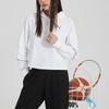 Puma Letter Print Short Casual Hoodie Women Hoodies White 848234-02