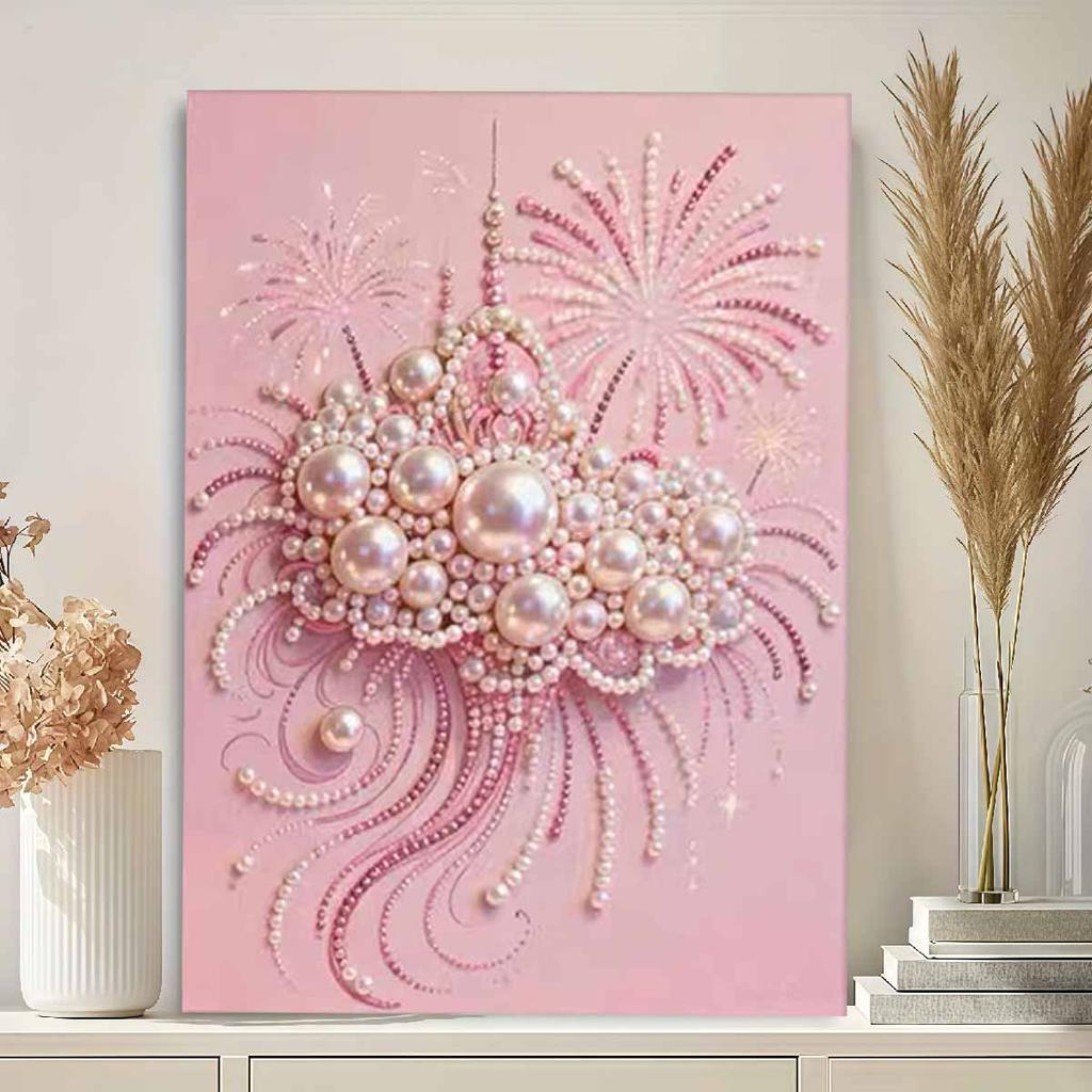 Pearl Fireworks DIY Diamond Art Kits 15.7x19.6inch Gem Art Diamond Painting Kits Without Frame for Adults Gift Idea Home Wall Decor