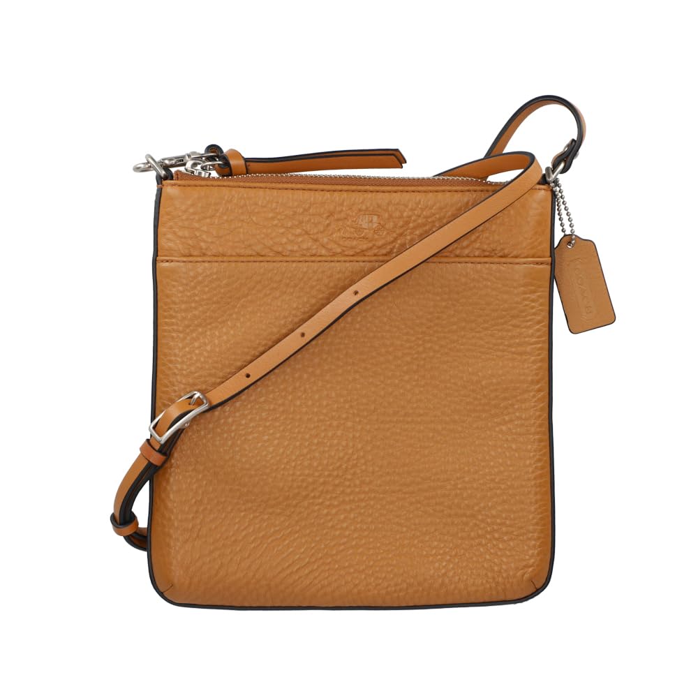 

Винтажная сумка Bleeker Pebbled Leather North South Swing Pack 51629 ARD0E [Тренер] AR/Brindle [Предмет]