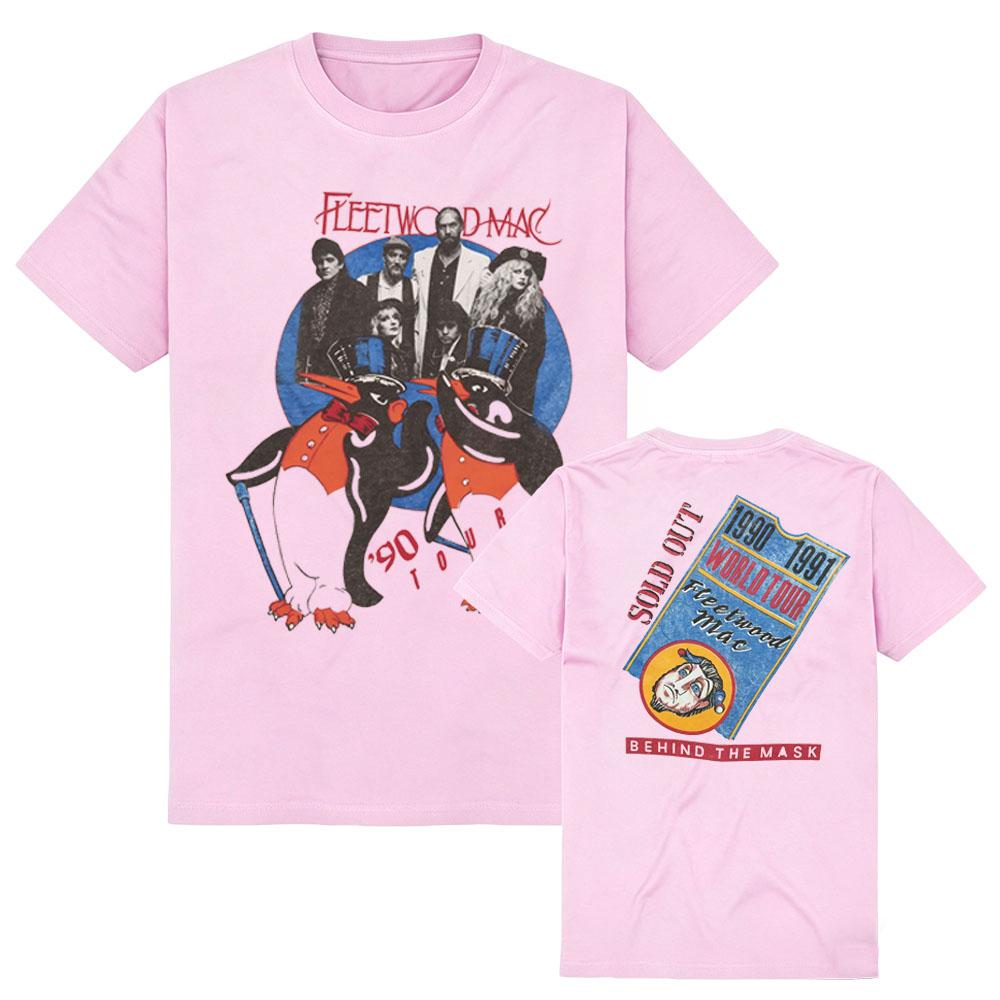 Fleetwood Mac T-Shirt 90s Vintage Rock Graphic Tee Pop Art Retro Streetwear Soft Pure Cotton Unisex Tee Top