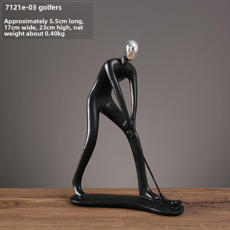 Sports Athlete Resin Sculpture For Living Room Desk Gift For Friends Family Colleagues
