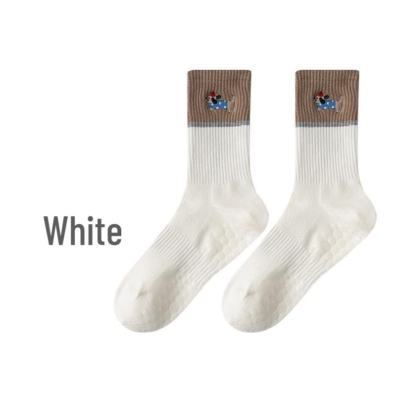 Junbie Women s Yoga & Pilates Mid-Calf Socks