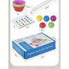 Montessori Educación Temprana Clip Tubo de Ensayo Cuentas de Color Niños Color Cognitivo Coordinación Mano-ojo Juguetes Educativos para el Cerebro